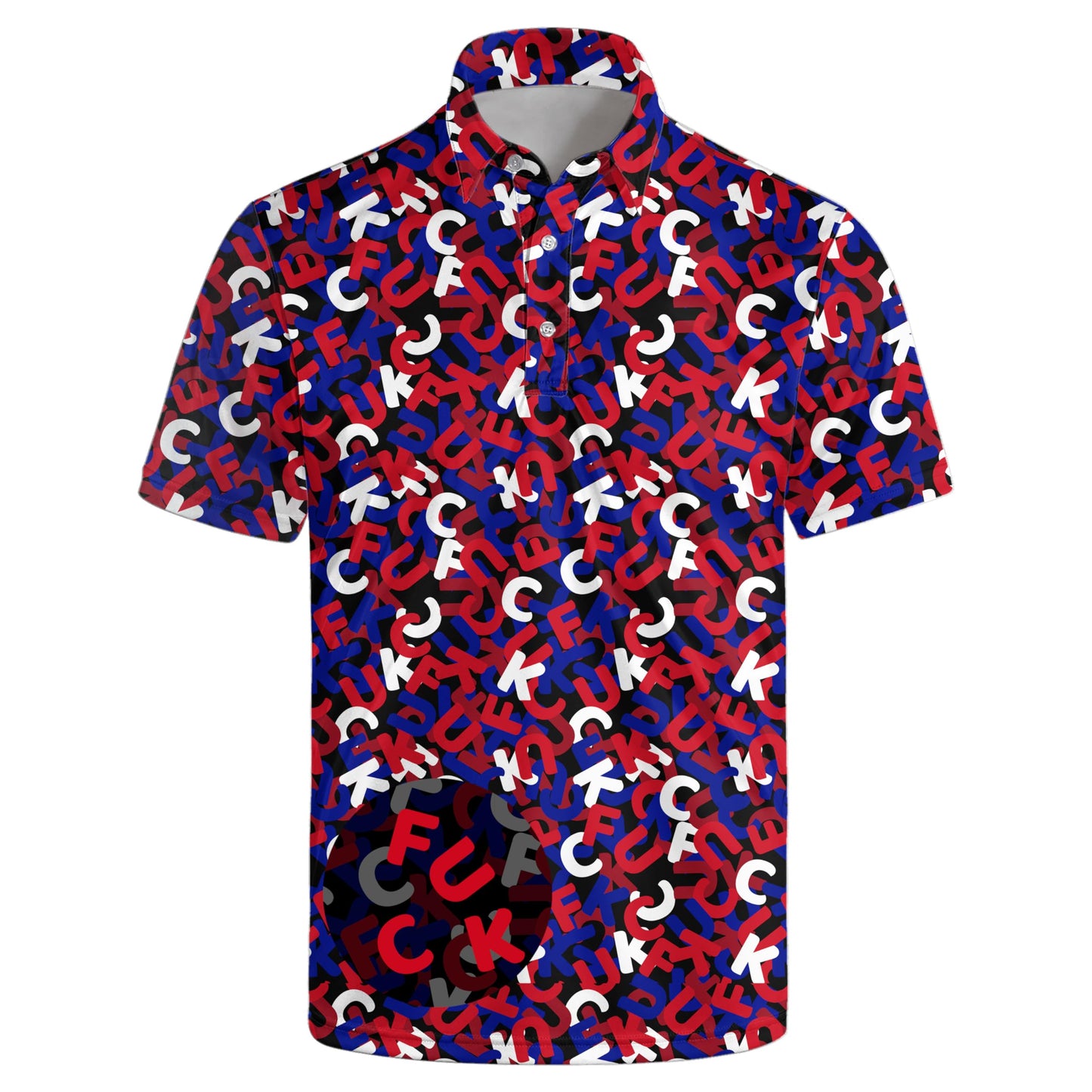 HOTGolf Polos for Men Funny Moisture Wicking Golf Shirts Performance Quick-Dry Polo Shirts Short Sleeve