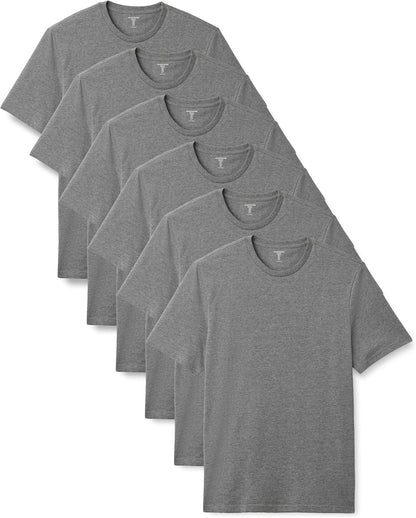 HOTAmazon Essentials Men's Regular-Fit Short-Sleeve T-Shirt, Pack of 6