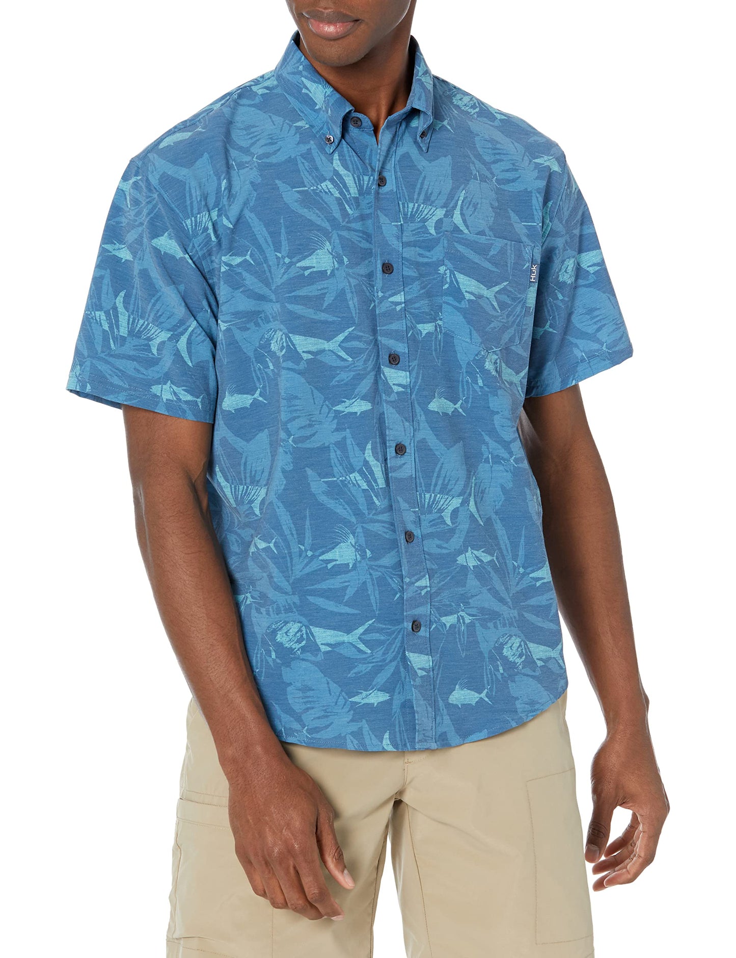 HOTHUK Mens Kona Short Sleeve Shirt | Performance Button Down
