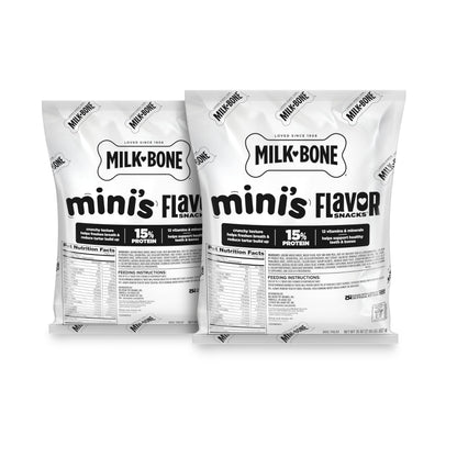 HOTMilk-Bone Flavor Snacks Small Dog Biscuits, Flavored Crunchy Dog Treats, 7 Pound Box | 5 meaty flavors with other natural flavors, crunchy small dog treats, 15% protein, 12 vitamins & minerals, made in the USA