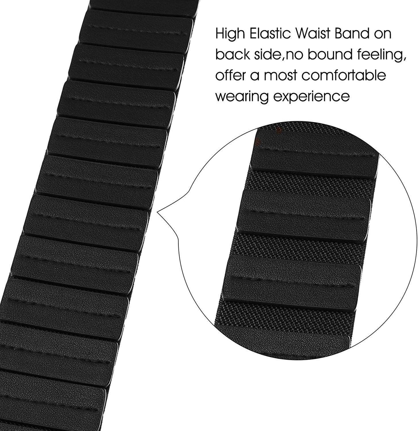 HOTJASGOOD Women's Elastic Wide Belts Retro Stretchy Belt Vintage Cinch Belts for Dresses Coats