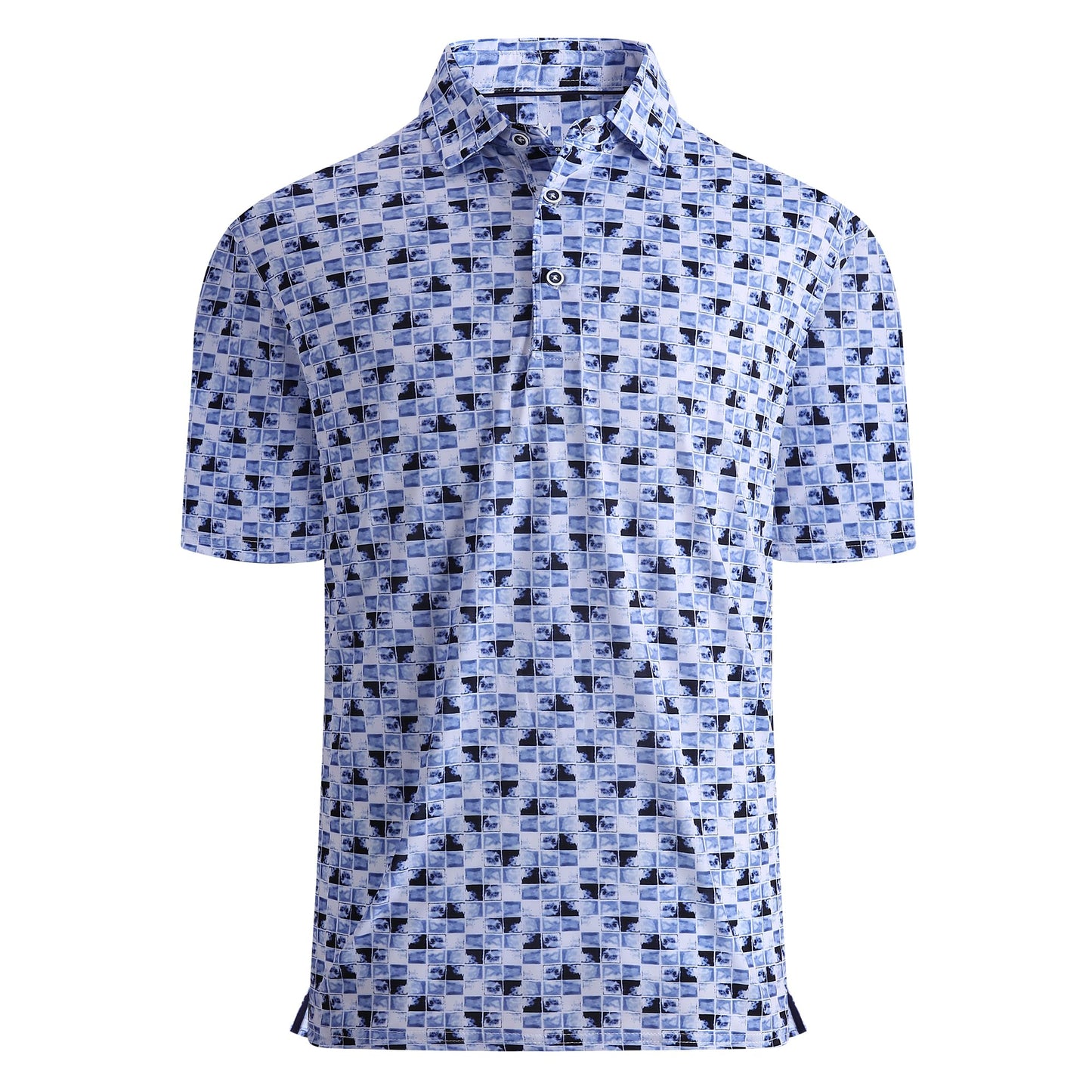 HOTDamipow Premium Golf Shirts for Men Dry Fit Performance Polo Short Sleeve Collared Shirt