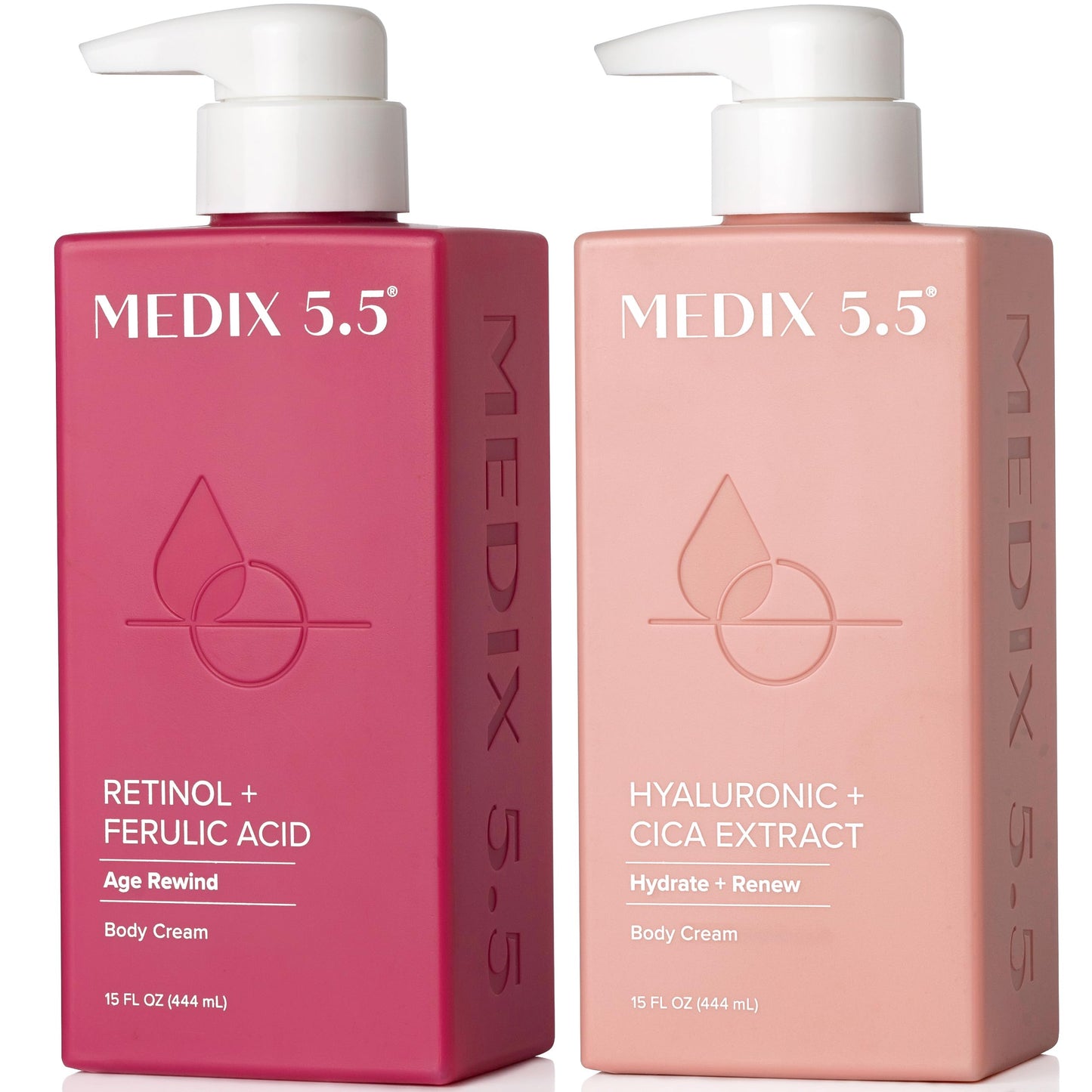 HOTMedix 5.5 Retinol Body Lotion Firming Moisturizer | Crepey Skincare Treatment | Retinol Body Cream | Anti Aging Firming Cream For Women Targets Look Of Crepe Skin, Wrinkles, & Sagging Skin, 15 Fl Oz