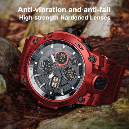 HOTGold Military Dive Tactical Digital Man Watches for Men Nice Luxury Waterproof Diver Mens Watches Work Black Sports