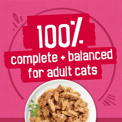 HOTPurina Friskies Gravy Wet Cat Food Variety Pack, Surfin’ and Turfin’ Prime Filets Favorites - (Pack of 40) 5.5 oz. Cans