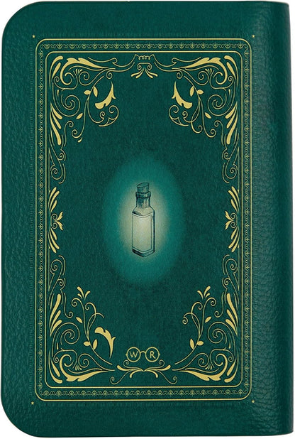 HOTWell Read Company Unisex Faux Leather Wallet Purse, The Encyclopedia of Potion Making, Dark Green, Lightweight, Zip-Around Closure