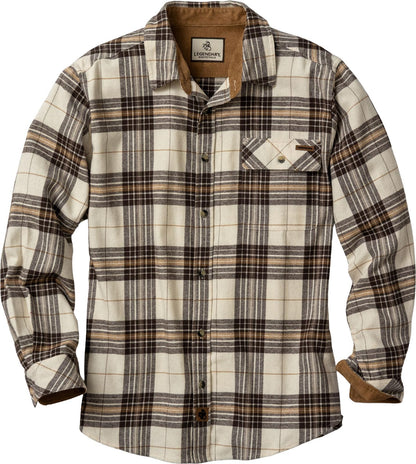HOTLegendary Whitetails Mens Long Sleeve Button Down 100% Cotton Flannel Shirt