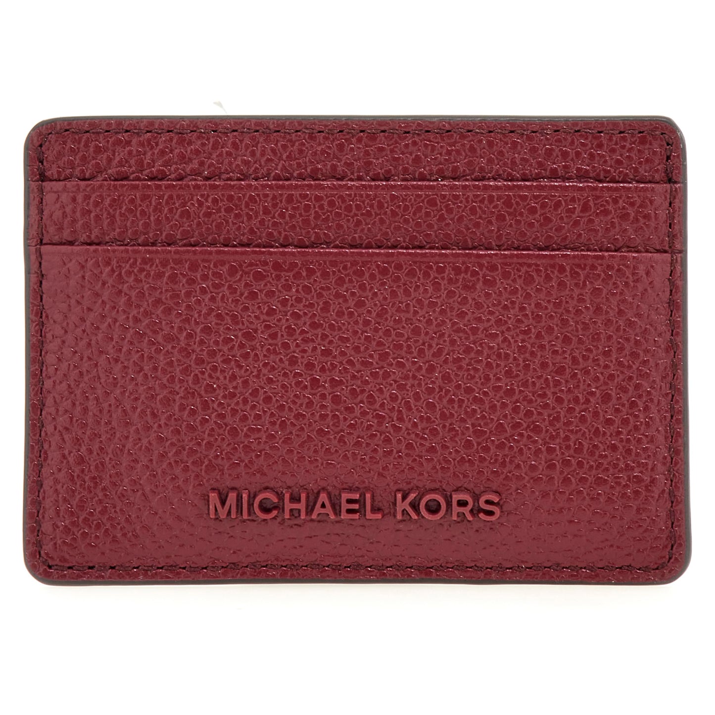 HOTMichael Kors Women's Jet Set Card Holder, Gold-Tone Hardware/Black, One Size