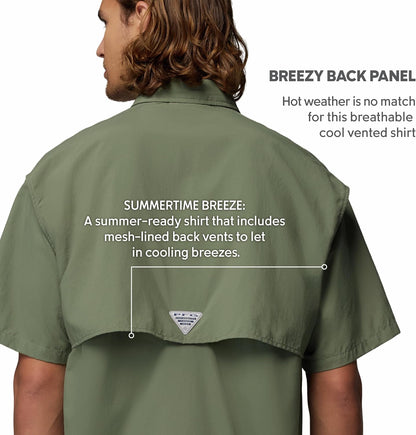 HOTColumbia Men's PFG Bahama II Short Sleeve Fishing Shirt