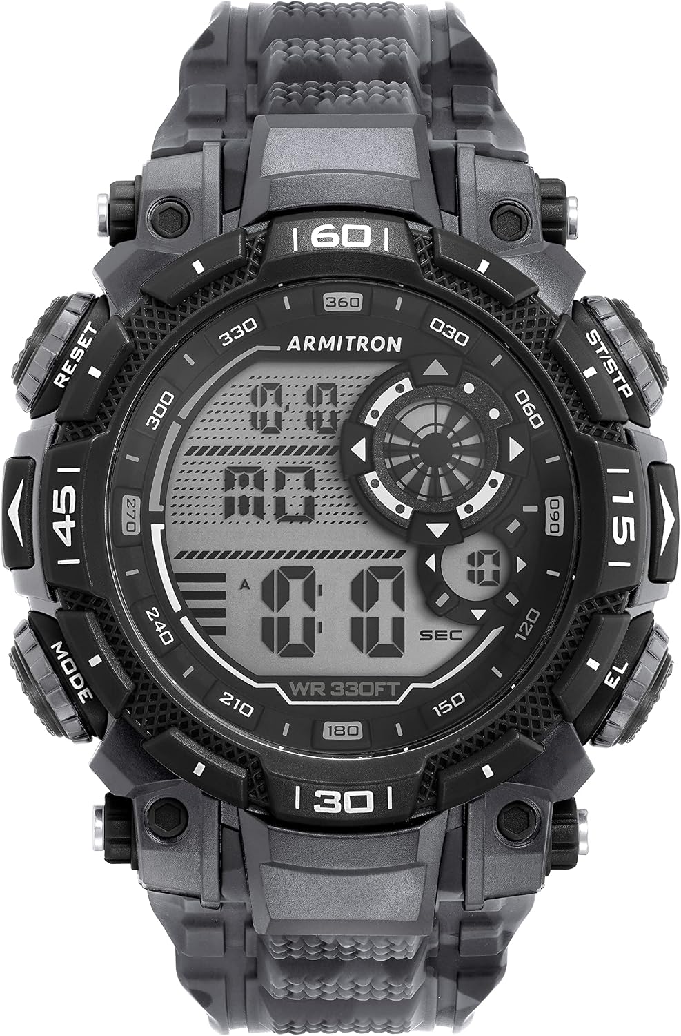 HOTArmitron Sport Men's Digital Chronograph Resin Strap Watch, 40/8397