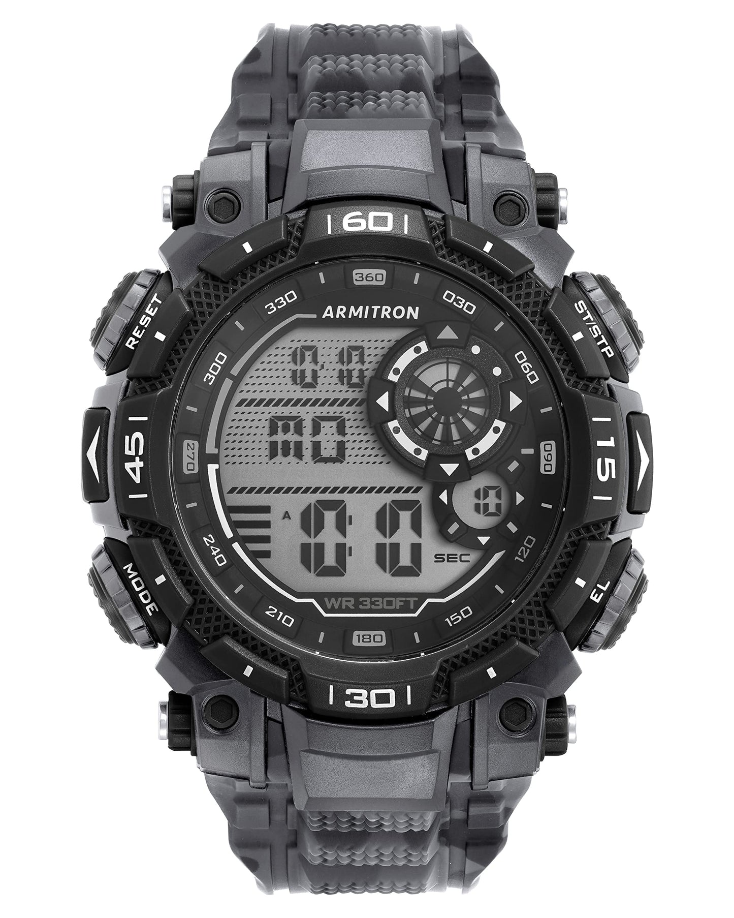 HOTArmitron Sport Men's Digital Chronograph Resin Strap Watch, 40/8397