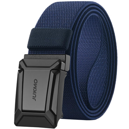 HOTJUKMO Men's Stretch Tactical Belt, 1.5" Elastic Nylon Web with Flip Buckle | Quick Release Belt for Military Work Rigger Hiking