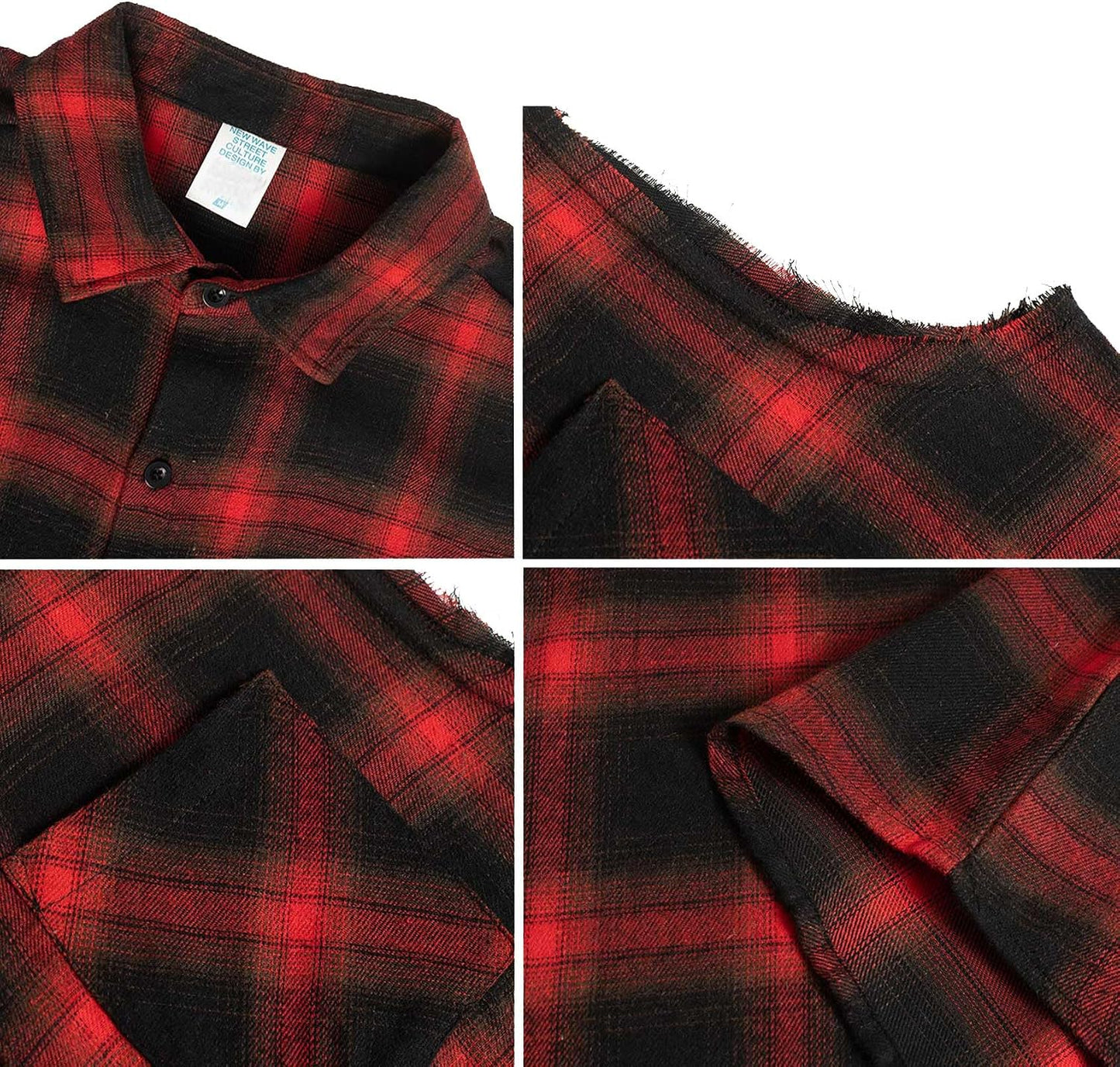HOTMen's Sleeveless Flannel Shirt - Plaid Design for Summer Wear Casual Button-Down Shirts
