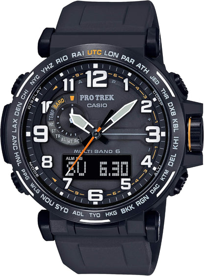 HOTCasio PRW6600Y Series | Pro Trek | 100M WR | Compass | Alt/Baro-Thermo | Tough Solar Power | Atomic Timekeeping | 1-100 SEC Stopwatch | Countdown Timer | World Time