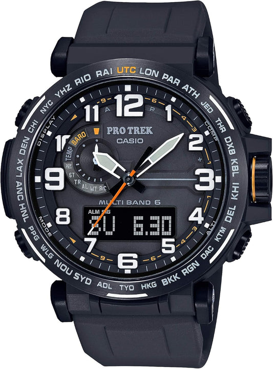 HOTCasio PRW6600Y Series | Pro Trek | 100M WR | Compass | Alt/Baro-Thermo | Tough Solar Power | Atomic Timekeeping | 1-100 SEC Stopwatch | Countdown Timer | World Time