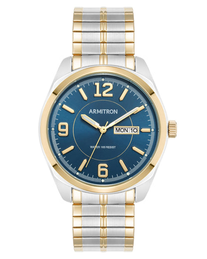 HOTArmitron Men's Day-Date Function Expansion Band Watch, 20-4591