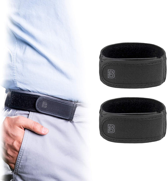 HOTBeltBro Titan No Buckle Elastic Belt For Men — Fits 1.5 Inch Belt Loops, Comfortable and Easy To Use