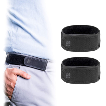 HOTBeltBro Titan No Buckle Elastic Belt For Men — Fits 1.5 Inch Belt Loops, Comfortable and Easy To Use