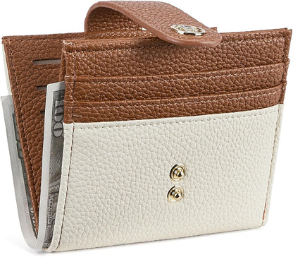 HOTBOSTANTEN Leather Wallets for Women RFID Blocking Slim Card Holder