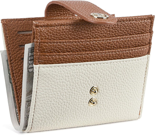 HOTBOSTANTEN Leather Wallets for Women RFID Blocking Slim Card Holder