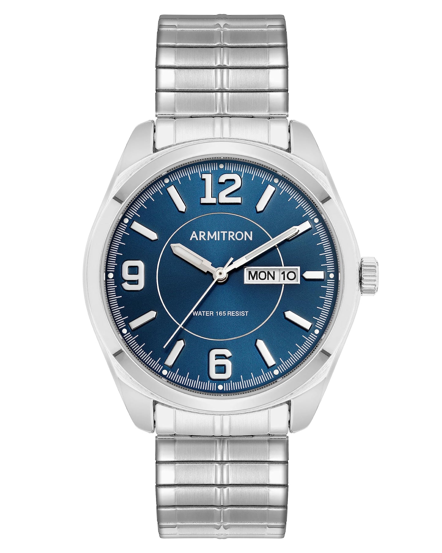 HOTArmitron Men's Day-Date Function Expansion Band Watch, 20-4591