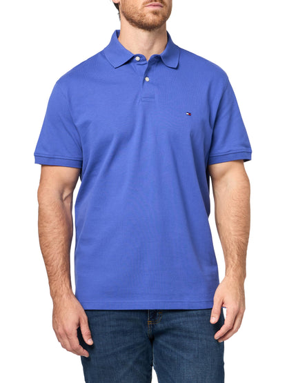 HOTTommy Hilfiger Men's Short Sleeve Polo Shirts in Classic Fit with Stretch and Organic Pique Cotton