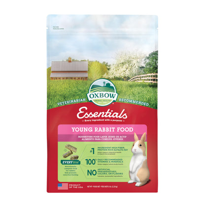 HOTOxbow Essentials Adult Rabbit Food, Timothy Hay Rabbit Pellets, USA, 5 lb