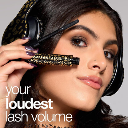 HOTtarte maneater mascara – Extreme Curl, Instant Volume & Length, 16HR Ultra-Creamy Longwear Eye Makeup