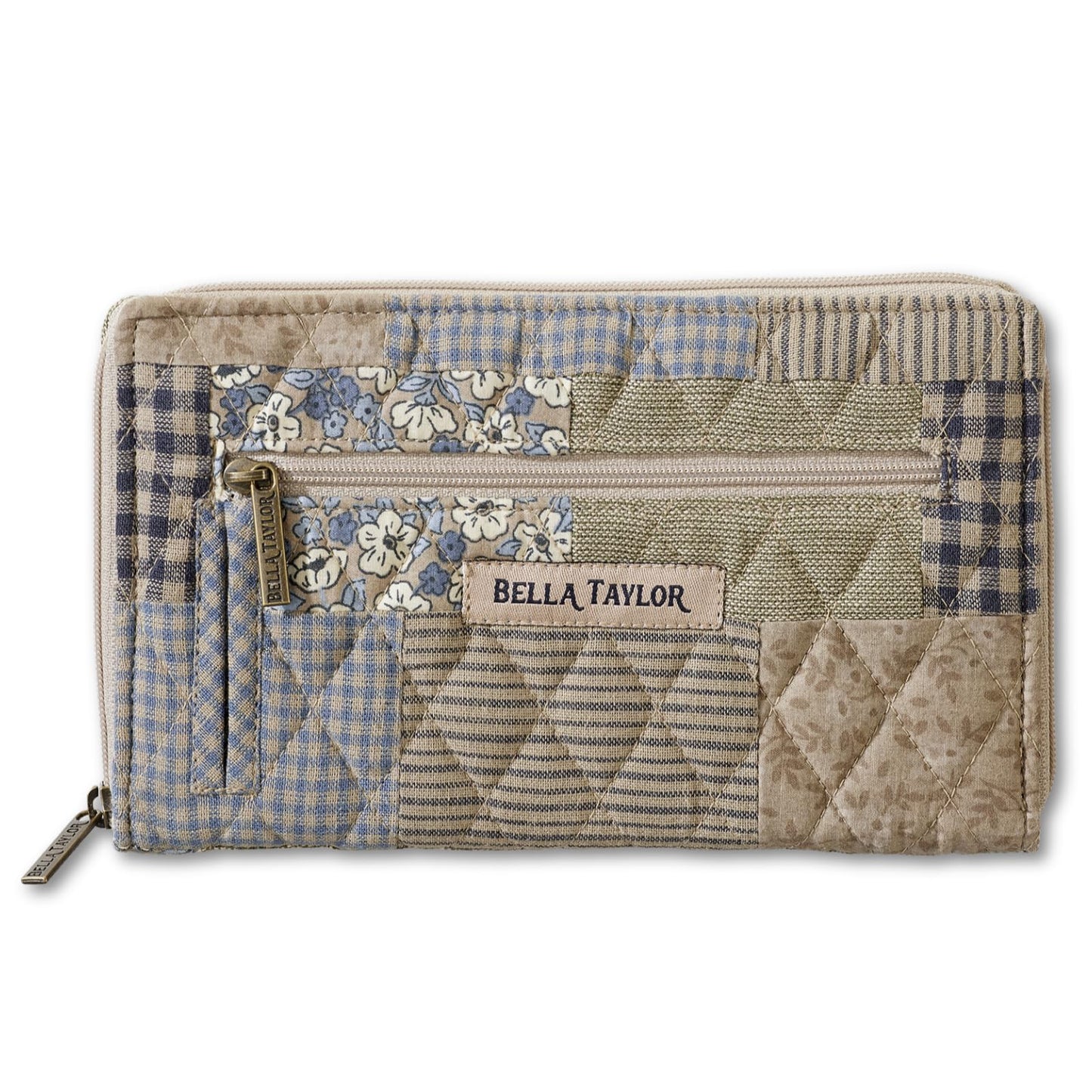 HOTBella Taylor Wrist Strap Wallet, Quilted Wristlet for Women | Lightweight, RFID blocking wristlet wallet, 11 card organizer, 4 cash/receipt slots, secure zipper, holds more, stays slim