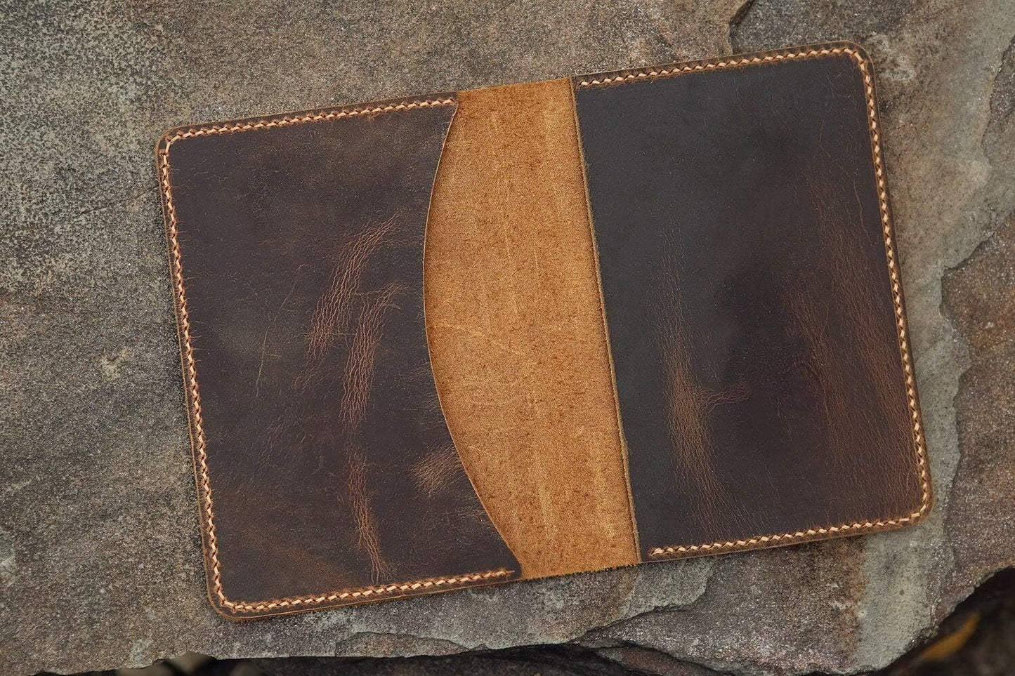 HOTPersonalized distressed leather hobonichi techo cover vintage rustic leather hobonichi A5 A6 cousin cover HAX05S