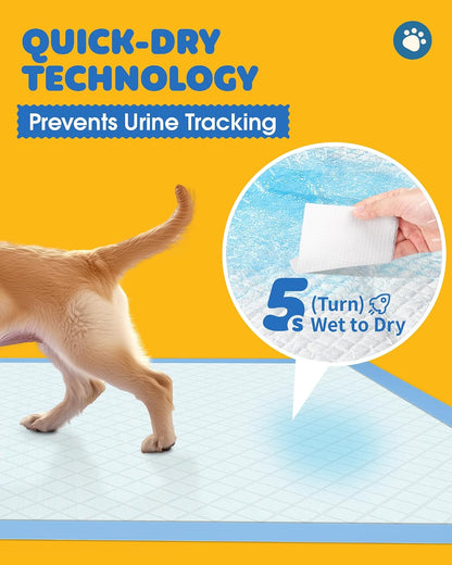 HOT50-Pack Extra Large Pee Pads - 34" x 28" Puppy Pads for Dogs with 6-Layer Leakproof Protection, Disposable and Quick-Dry Dog Pads with High Absorbency for Easy Potty Training