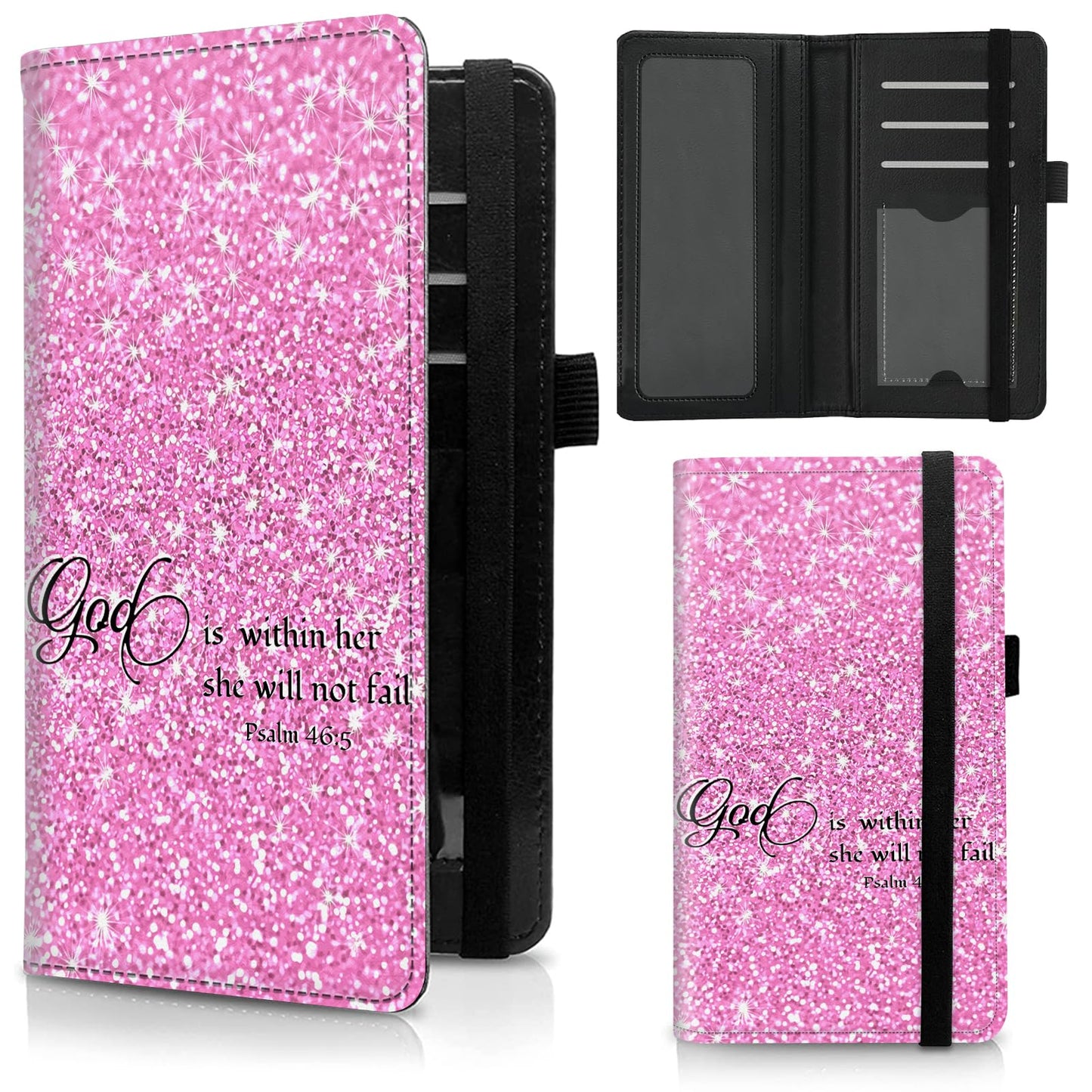 HOTCheckbook Cover for Duplicate Checks,Slim Durable RFID Blocking Checkbook Credit Card Holder for Personal and Business Checks-Cute Dog Paws