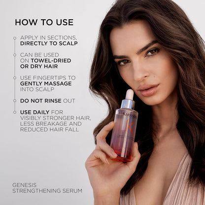 HOTKerastase Genesis Hair Serum | Daily Strengthening Treatment for Weak or Damaged Hair | Nourishes and Reinforces Hair | Anti-Breakage | Silicone-Free | For Weakened Hair | Serum Fortifiant
