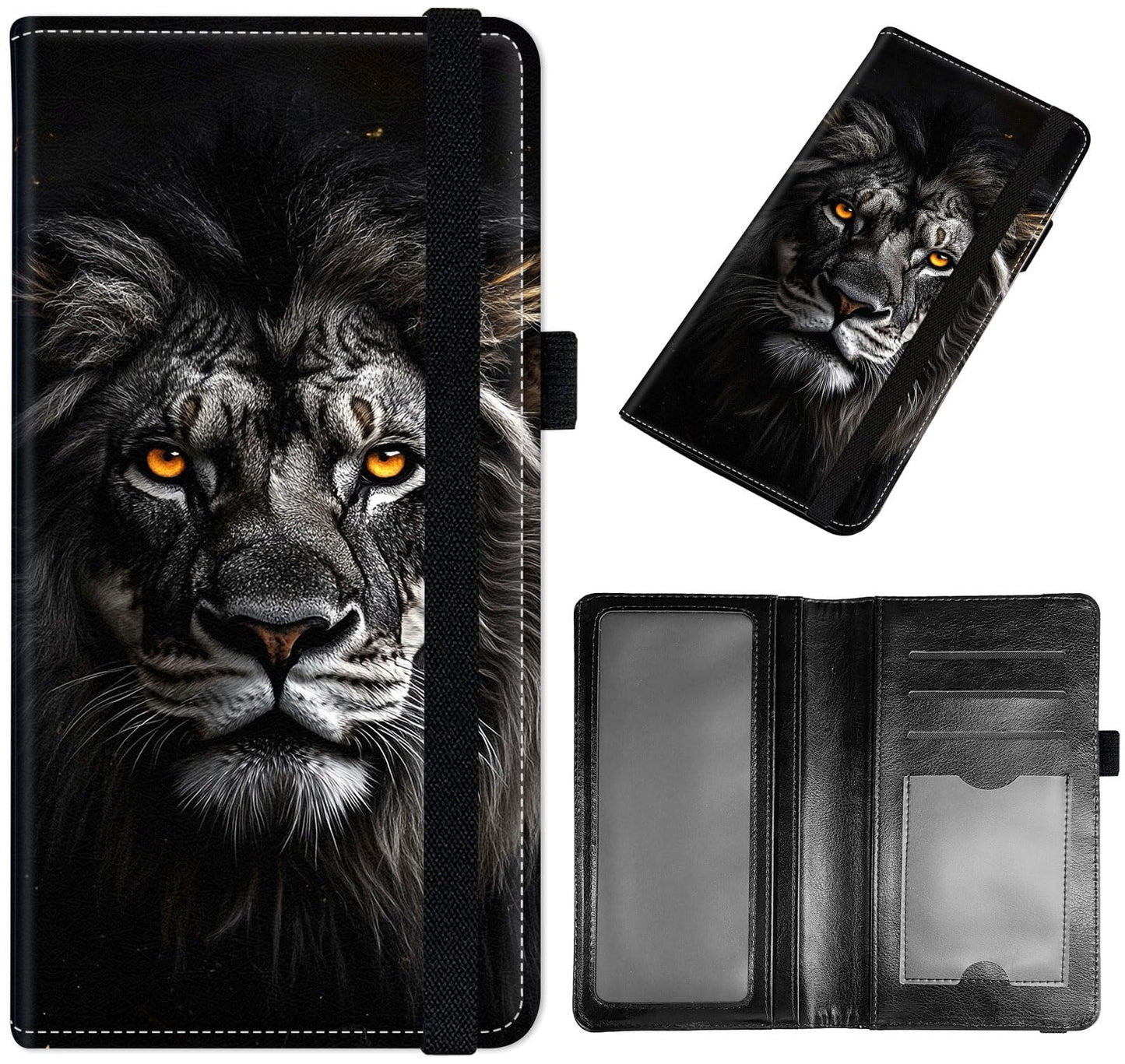 HOTCheckbook Cover for Men & Women, Slim PU Leather Checkbook Holder Wallet with RFID Blocking, Stylish and Durable, Dog Paw Prints Galaxy