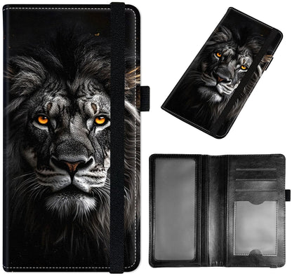 HOTCheckbook Cover for Men & Women, Slim PU Leather Checkbook Holder Wallet with RFID Blocking, Stylish and Durable, Dog Paw Prints Galaxy