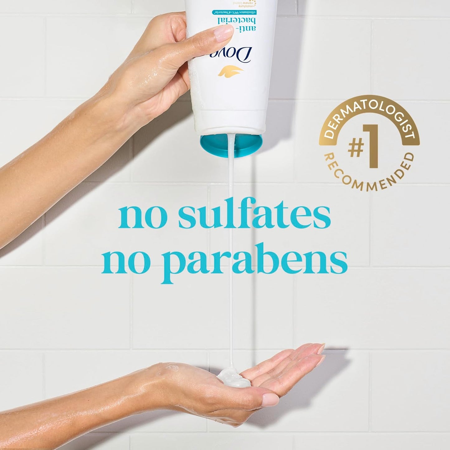HOTDove 24hr Lotion Antibacterial Body Wash with Pump, 30.6 oz | Eliminates 99% of bacteria while helping protect skin from dryness and leaving skin soft