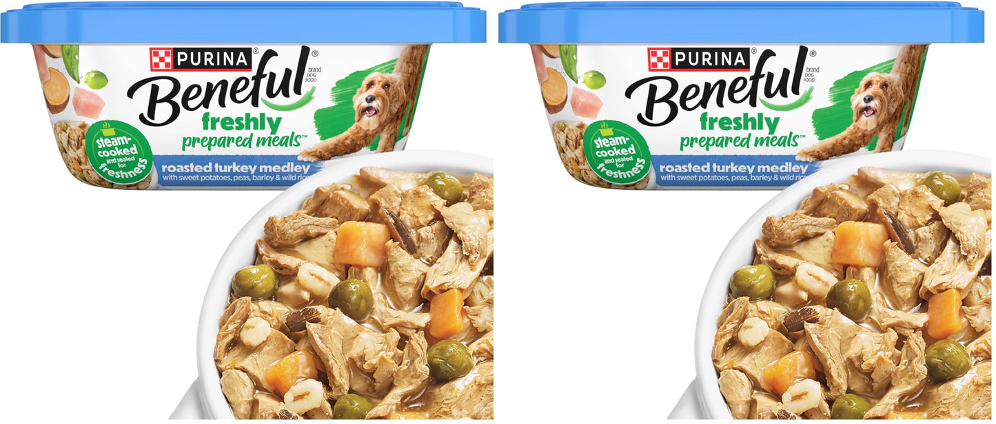 HOTPurina Beneful Gravy Wet Dog Food Variety Pack, Prepared Meals Stew - (12) 10 oz. Tubs