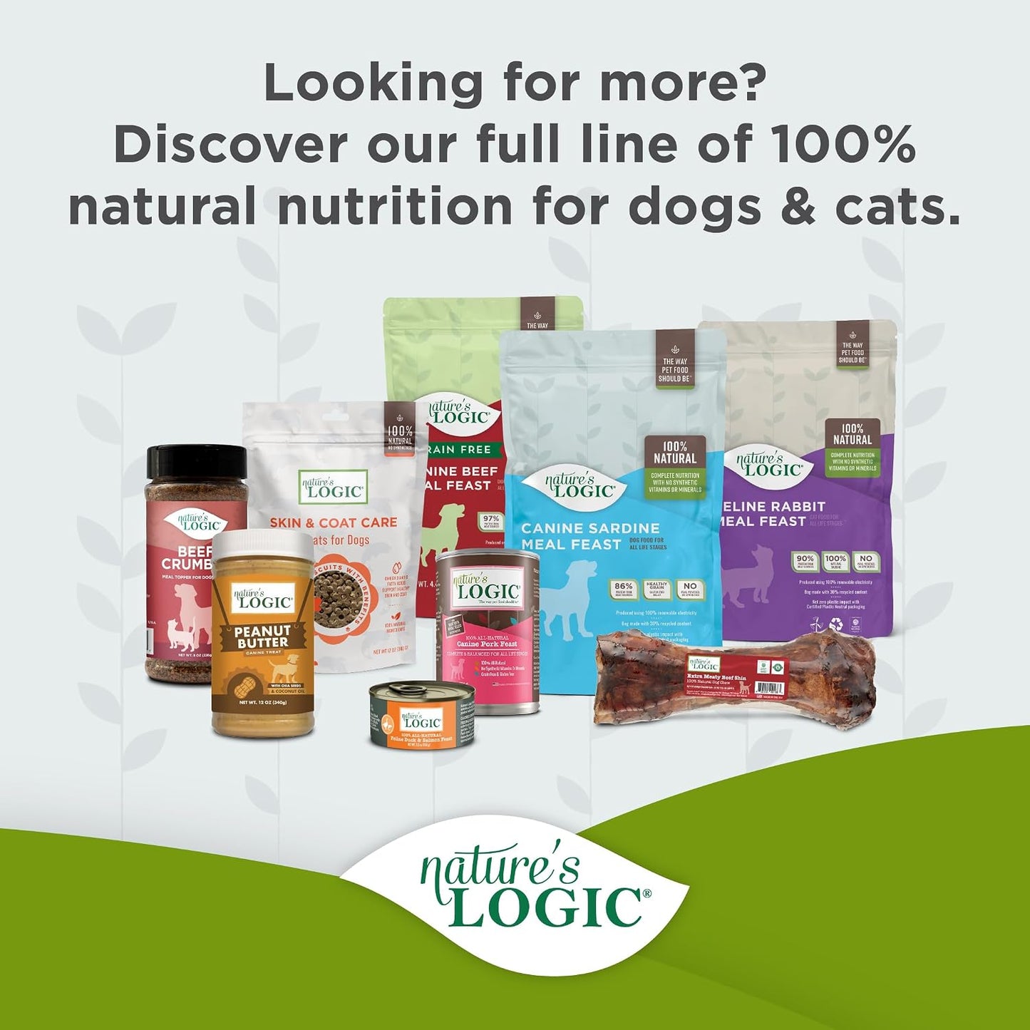 HOTNature's Logic 100% Natural Pine Pellet Cat Litter - Dust-Free, Unscented, Biodegradable - Safe for Cats, Kittens, Reptiles & Small Pets - Highly Absorbent - 12 lb Bag