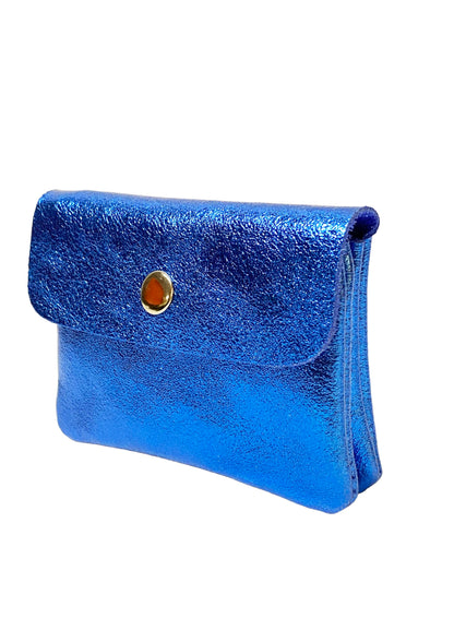 HOTSmall Women's Wallet in Genuine Italian Leather (Black)
