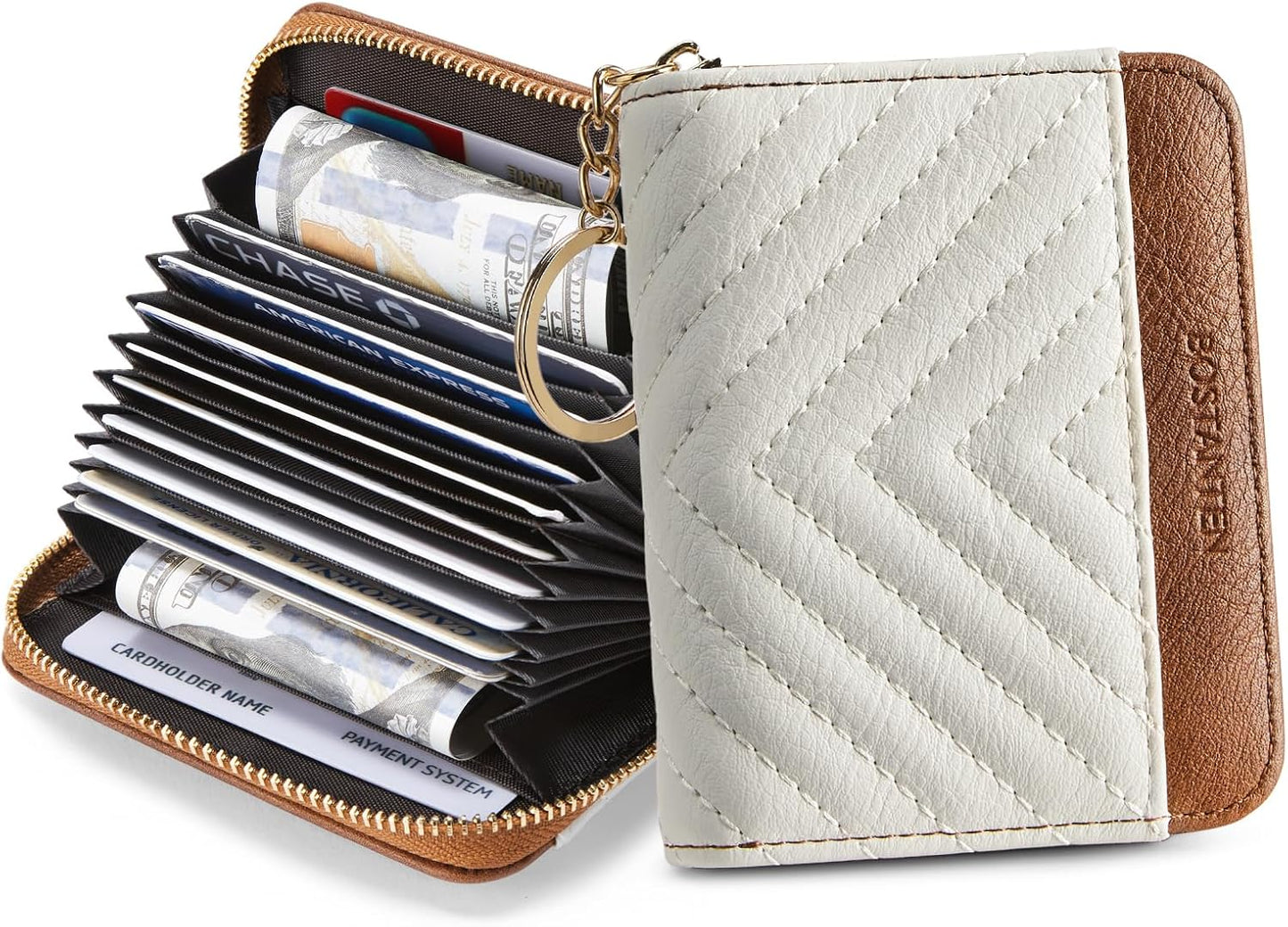 HOTBOSTANTEN Crossbody Bag for Women ＆ Wallet for Women Leather RFID Blocking Card Holder