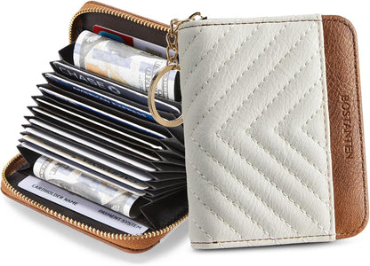 HOTBOSTANTEN Small Sling Bag for Women ＆ Credit Card Holder Wallet RFID Blocking Leather Small Wallet for Women