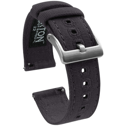 HOTBARTON Canvas Quick Release Watch Band Straps