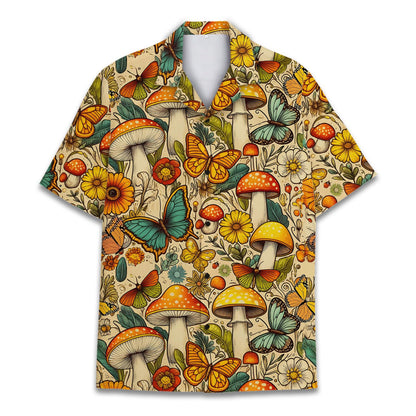 HOTTropical Bigfoot Hawaiian Shirts for Men Women, Sasquatch Summer Beach Button Down Short Sleeve