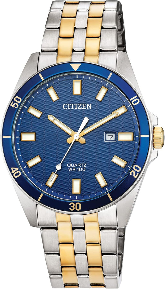 HOTCitizen Quartz Mens Watch, Stainless Steel, Classic
