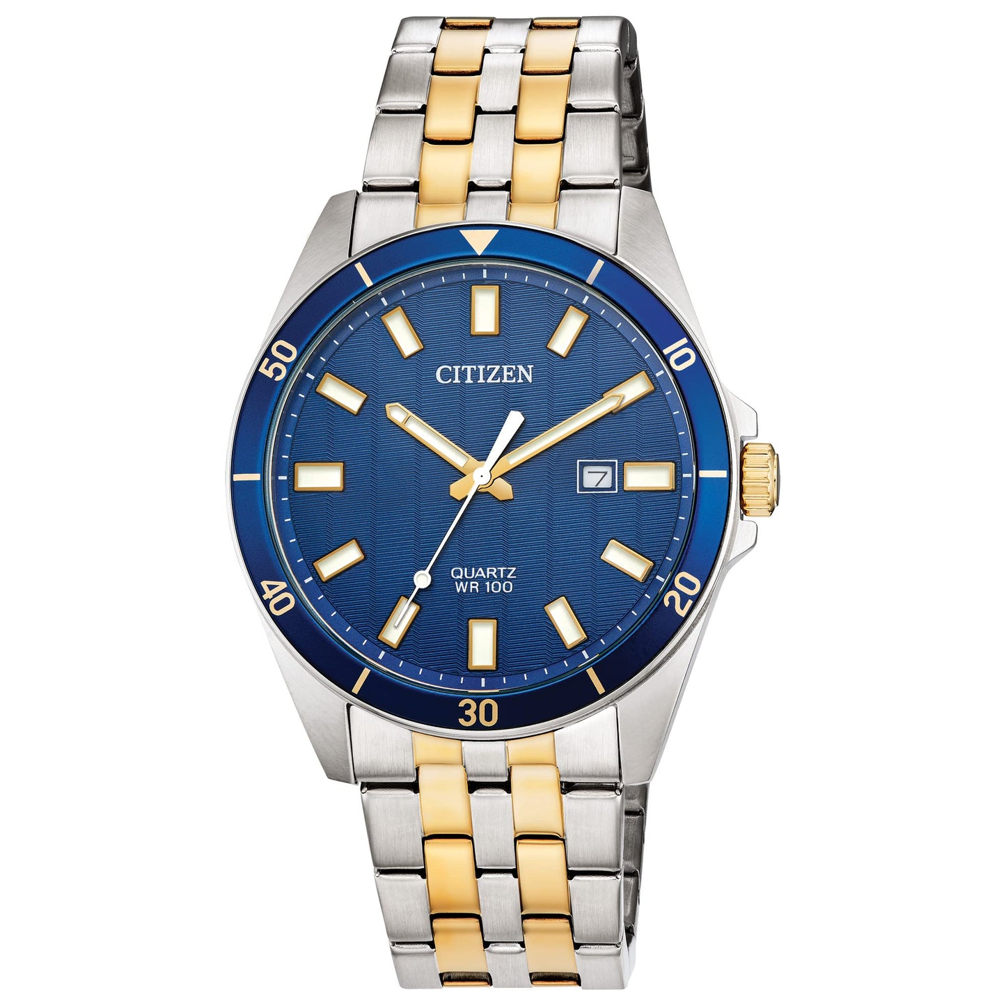 HOTCitizen Quartz Mens Watch, Stainless Steel, Classic