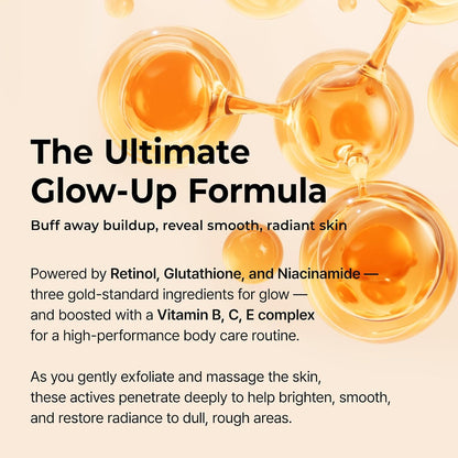 HOTDr.Melaxin Peel Shot Kojic Acid Turmeric Body Exfoliator Spray 6.76 fl.oz - AHA PHA Niacinamide Body Scrub for KP Bumps, Dark Spots, Uneven Skin Tone, Dead Skin, Korean Skin Care