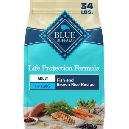 HOTBlue Buffalo Life Protection Formula Chicken Adult Dry Dog Food, 34 lb | Real Chicken #1 Ingredient, Supports Immunity with Antioxidant-Rich LifeSource Bits, Promotes Healthy Muscle Development