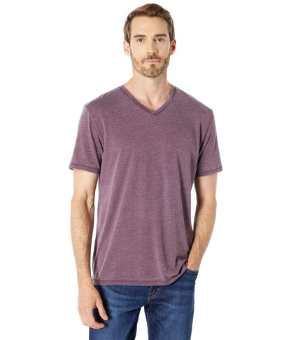HOTLucky Brand Men's Venice Burnout V Neck Tee