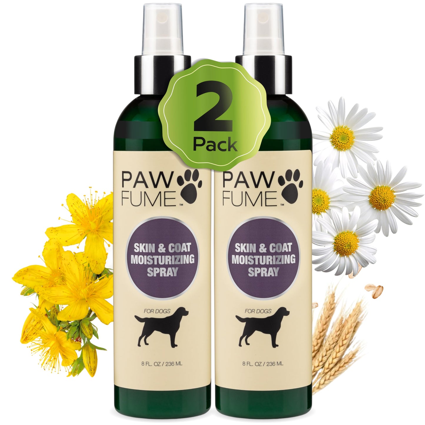HOTPAWFUME Deshedding Dog Shampoo and Conditioner, Show Dog, 1-Pack – Nourish & Detangle for Silky Soft Coat – Probiotic, Deep-Cleaning, pH-Balanced Formula – Salon-Quality Shampoo for Dogs