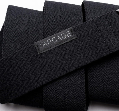 HOTArcade Men's Long Belt, Up to 50 Inch Waist, Stretch Webbing, Non-Metal Travel Friendly Buckle, Ski & Snowboard Belt